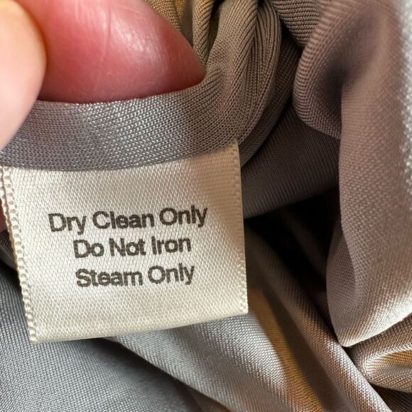 DRESS THE POPULATION Women’s Sequined Ava Strapless Mini Dress Silver Size XS - Picture 15 of 15